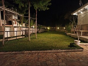 Private Backyard by night