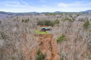 Aerial view of property facing south west