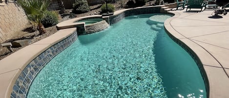 Crystal clean pool