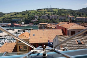 Vue depuis lâhĂ©bergement