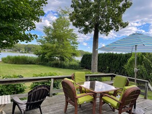 Water view from the deck