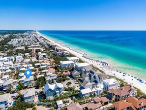 Or take a quick walk to the beautiful beaches of 30A!