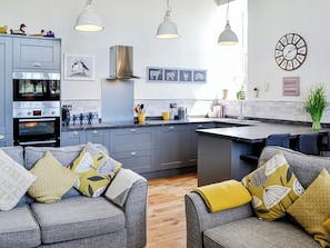 Open plan living space | The School Rooms at Sorbie School, Sorbie