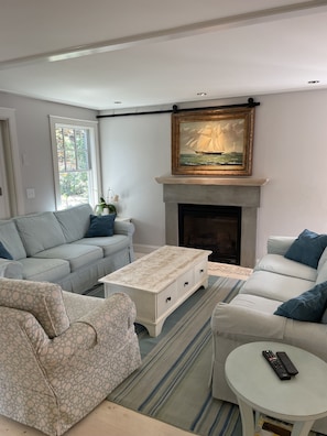 Family Room - TV located behind the photo