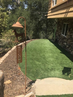 Path leading to private entrance