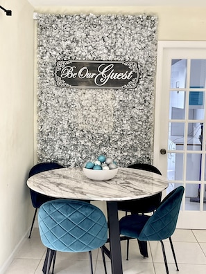 Dinette in kitchen