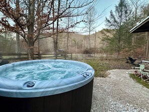 Hot tub with an epic view!
