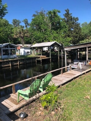 Dock on canal.