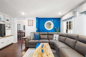 Living room with TV