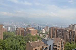 Vue depuis lâhĂ©bergement