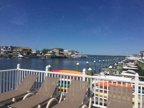 Pool side lounge on the Shelter Haven Basin 