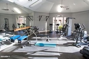 Work out gym area