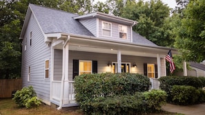 Big front porch in beautiful neighborhood