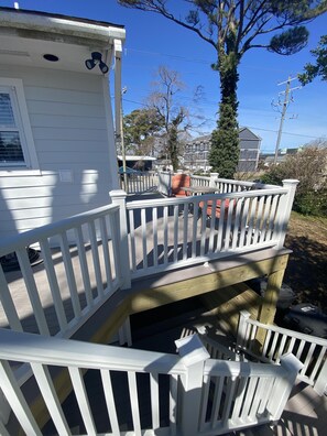 upstairs deck