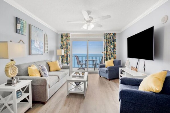 Paradise Resort 1202 is located on the oceanfront in Myrtle Beach.