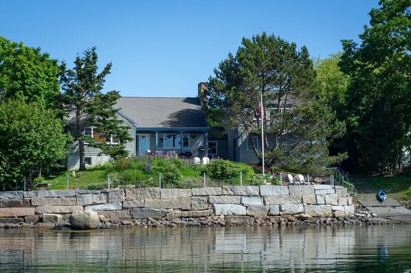 View of house from the harbor