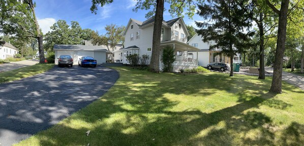 Large Front yard
Multiple gathering spaces inside & out