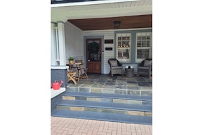 Relax on our comfortable front porch