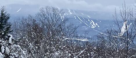 View of Sugarbush and Mt. Ellen from our deck