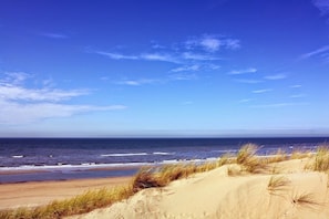 The dunes, beach and sea are a stones throw away!