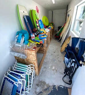 Beach toy room