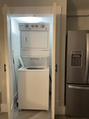 Washer and dryer in the unit