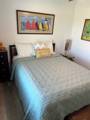 Second bed is comfy queen bed 