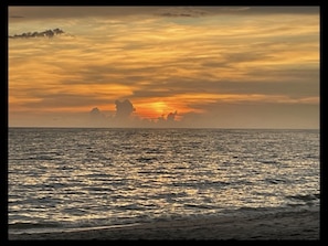 Meet you on the beach at sunset, 8:36 pm…..  aaaaahhhh….