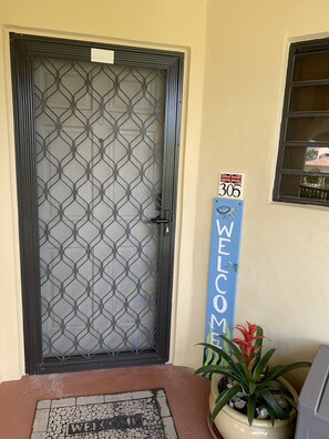 Entrance to the condo