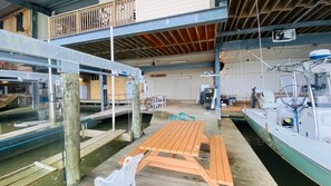 Dock view looking back at condo