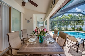 Outdoor dining