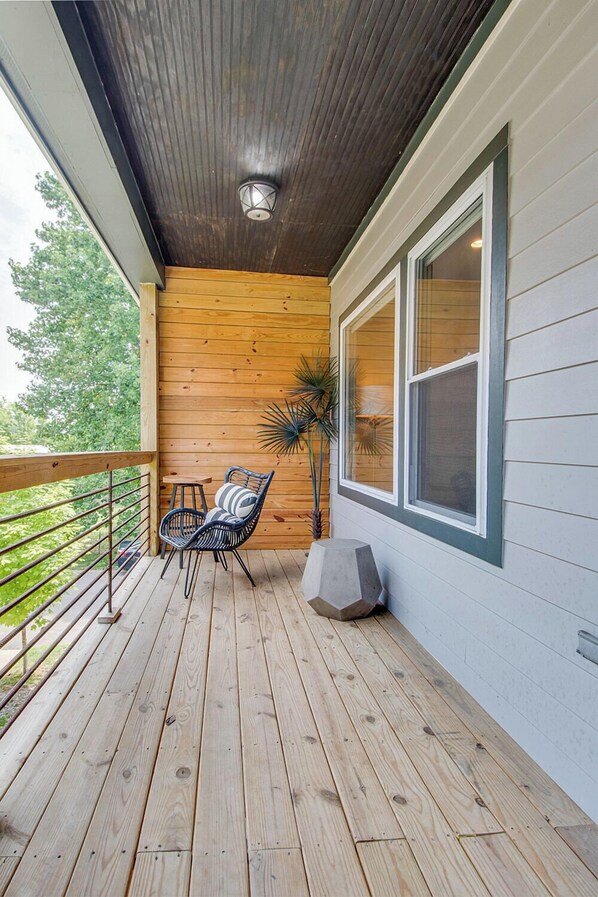 1st living room balcony by living room