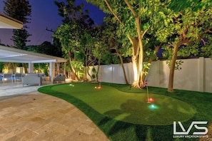 3 Hole Putting green located on Southeast side of expansive  gated property. 