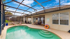 Private pool and heated sauna