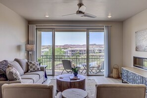  Views from the living room and deck. 