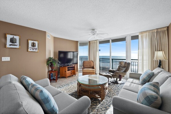 Oceanfront Living Room 