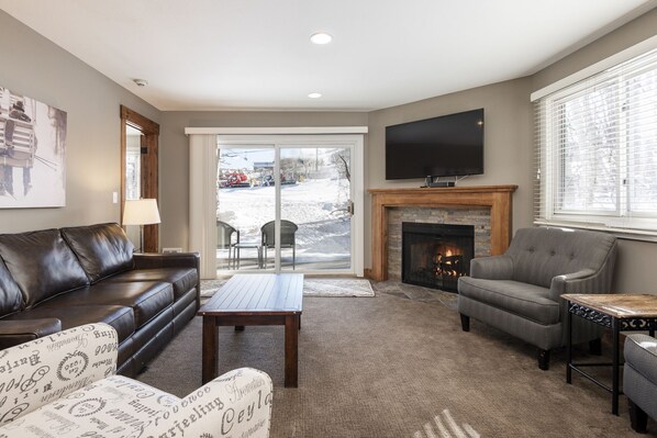 Comfortable seating in the living room