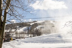 True ski-in/out to Park City Mountain Resort - Winter View with the slopes.