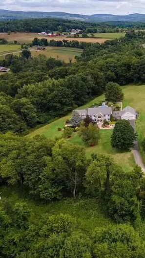 Arial View of Property / Trails Traversing the Property