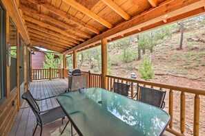 Outdoor Dining Area | Stairs Required For Full Outdoor Access