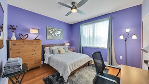 Bedroom on the main floor.