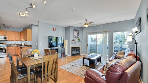 Living room with  comfortable recliners