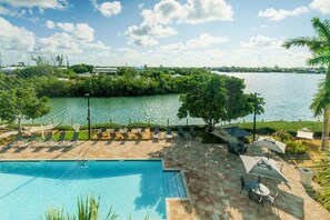 Pool, if you're feeling lazy to go to the beach, or simply prefer it over sea water!