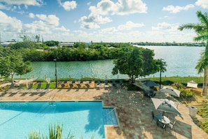 Pool, if you're feeling lazy to go to the beach, or simply prefer it over sea water!