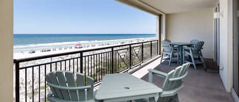 Amazing Views from the Balcony with ample Seating for Morning Coffee, Outside Dining or watching the Sunrise/Sunsets