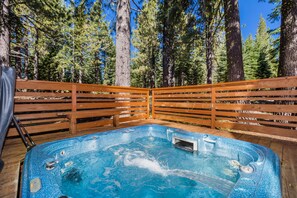 Private Hot Tub on Back Deck