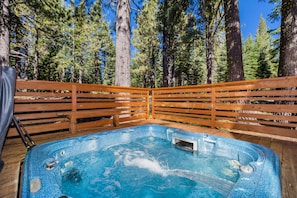 Private Hot Tub on Back Deck