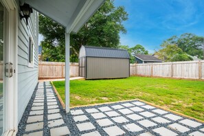 Back Patio / Fenced Backyard