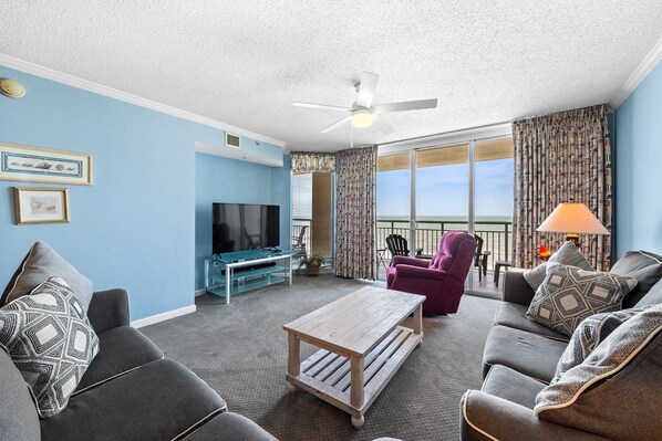 Oceanfront Living Room 