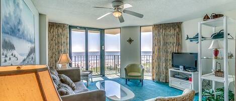 Oceanfront Living Room 